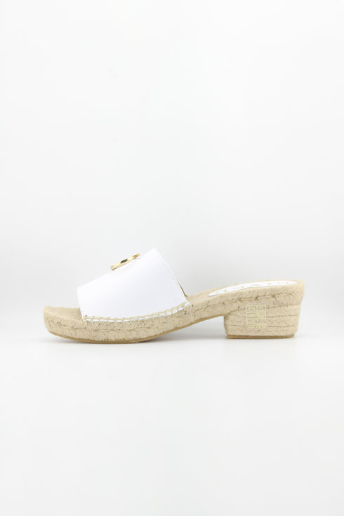 Nivel Espadrille Slide Sandals with Buckle